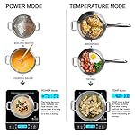 Duxtop Portable Induction Cooktop Burner, Induction Hot Plate with LCD Sensor Touch 1800 Watts, Silver 9600LS/BT-200DZ - Image 5