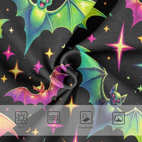 Halloween Bat Black Toddler Underwear Girls, Girls' Underwear, 2T–8 Years3