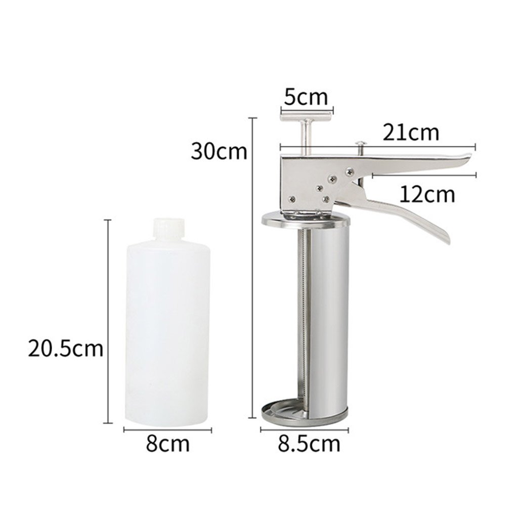 Dispensador de salsa reutilizable, pistola versátil para condimentos, cocina, restaurante y uso doméstico, ideal para salsas, aderezos, condimentos y adobos