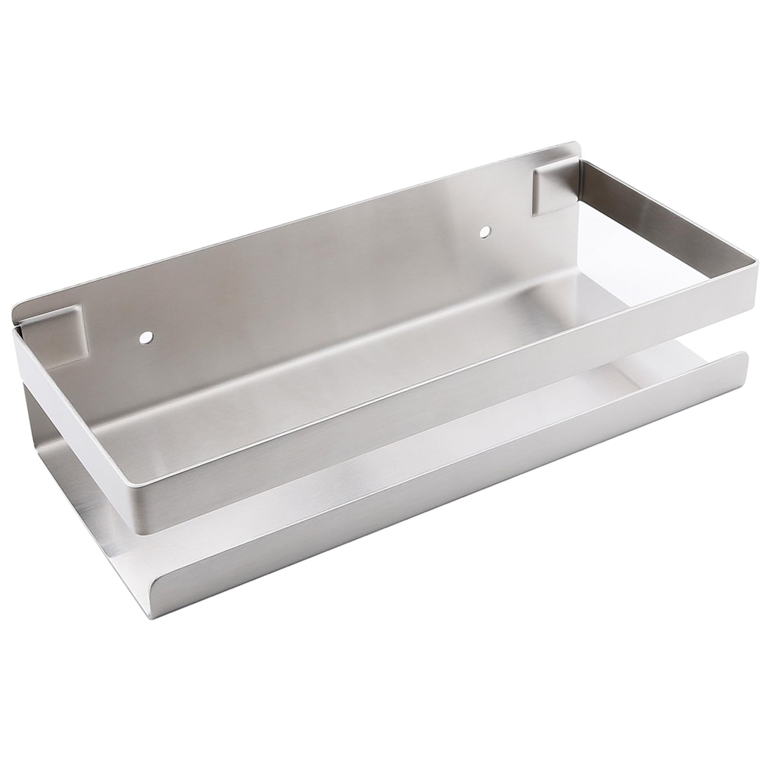 Wall Mounted Shower Shelf 304 Stainless Steel 15 75 Inch - No Drill or Drill Optional Bathroom Shelf