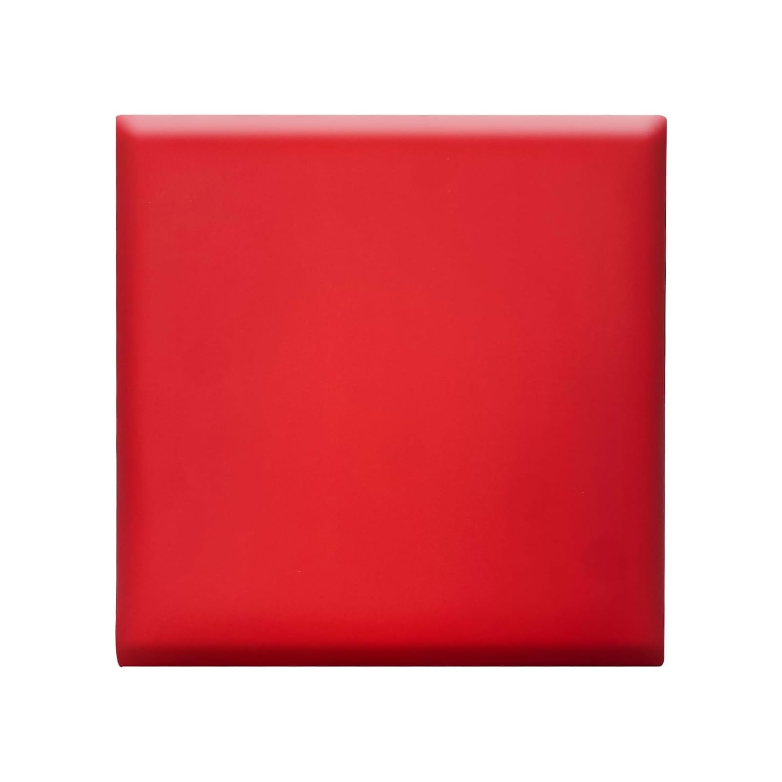 Windplusya Wall Padding for Kids with Autism, 11.8” X 11.8” Peel and Stick Headboard Upholstered Wall Panels, Nursery Decor Wall Padded, 3D Wall Stickers for Bedroom, Playroom -Red||4pcs