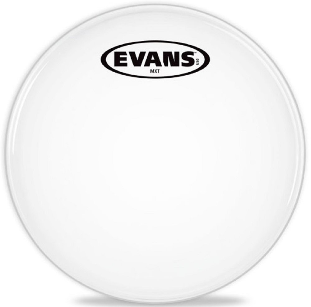 Evans MX White Marching Tenor Drum Head, 8 Inch
