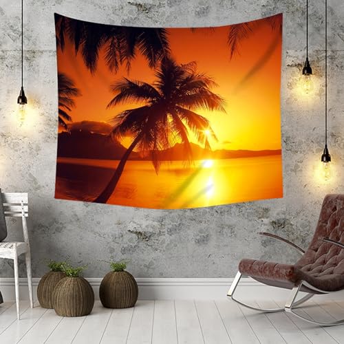 Tapiz de pared con puesta de sol para transformar tu habitación en un oasis 3