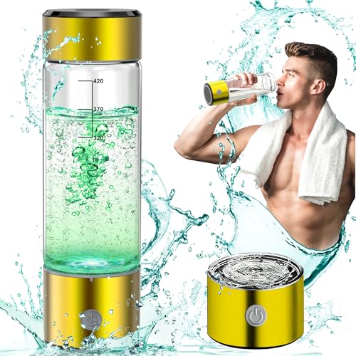 MOVOCA Hydrogen Water Bottle, 3Min 2200PPB Rapid Hydrogen Water G...