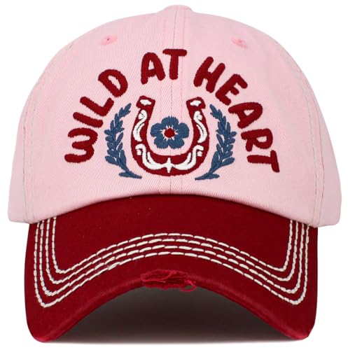 Image of Vacation Beach Camping Womens Baseball Cap Distressed Vintage Unconstructed Embroidered Patch Hat