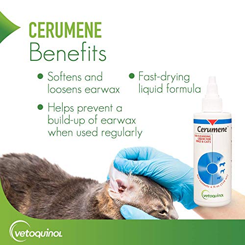 Vetoquinol Cerumene Ear Cleansing Liquid For Dogs And Cats, 4Oz #TOP1