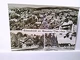  AK Schmiedefeld am Rennsteig/Thür.Wald, Mehrbildkarte, Panoramaansicht, Personen, Echt Foto, Ungelaufen.