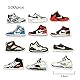 100 Stück Tide Brand Sneaker Graffiti Aufkleber, ZHULIA-wasserdichte Aufkleber Cartoon Sneaker Aufkleber geeignet für Kinder und Jugendliche Laptop Aufkleber Gepäck Skateboard Graffiti Aufkleber.