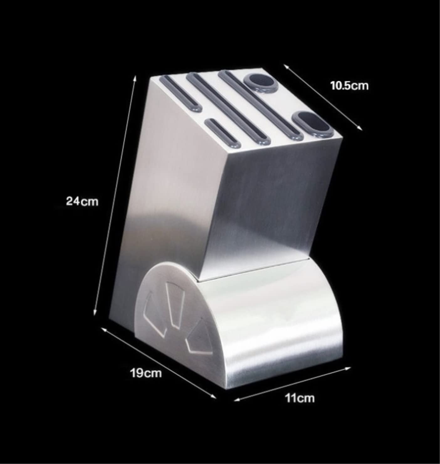 Bloque Cuchillos Cocina Soporte para Cuchillos De Cocina De Acero Inoxidable, Bloque De Soporte para Cuchillos, Ranura para Tijera, Estante para Cuchillos De Almacenamiento