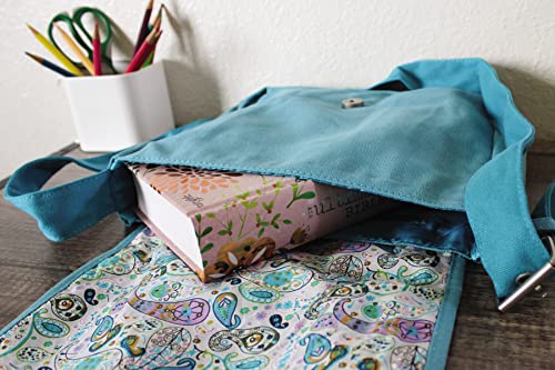 Faithgirlz Messenger Bag Teal Medium #TOP6
