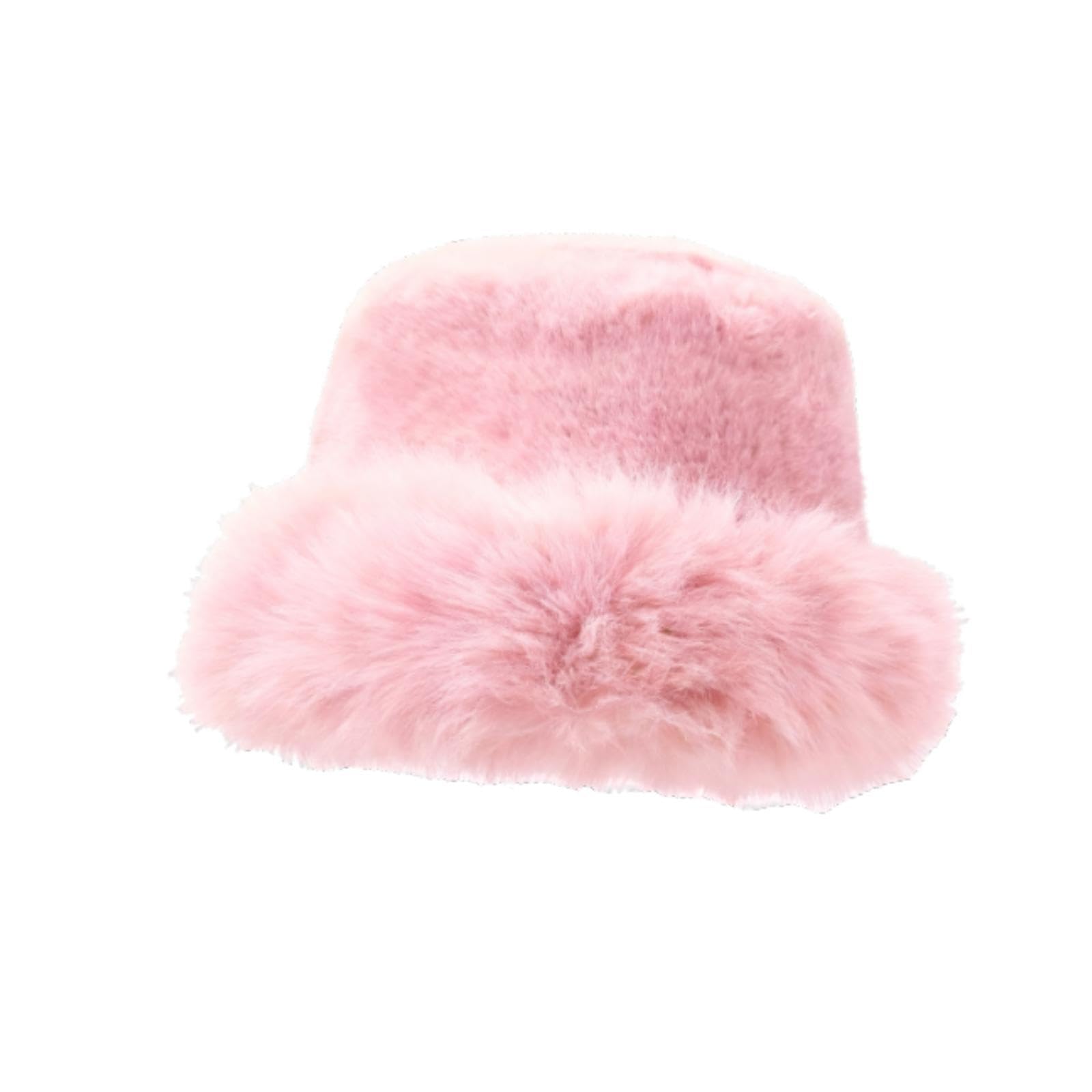 Winter Bucket Hat Cold Protection Fisherman Cap for Shopping Skiing Trekking Pink| Streetwear | Aesthetic | Casual-image-35