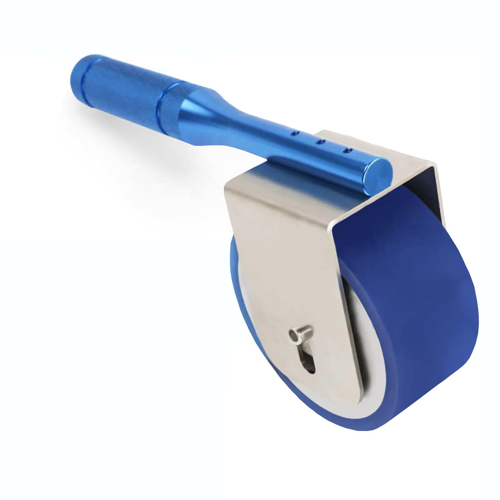 Rodillo de Recubrimiento Manual Profesional de 2 kg, Rueda de Presión de Goma PU Engrosada, Mango con Agarre de Diamante de Acero Inoxidable, Rueda de Compresión Mejorada