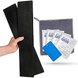 ODENO® ORIGINAL Klett Kennzeichenhalter-Set Rahmenlos selbstklebend - Nummernschildhalterung für jedes Auto - extrem starker und wetterfester Kleber und Klettverschluss