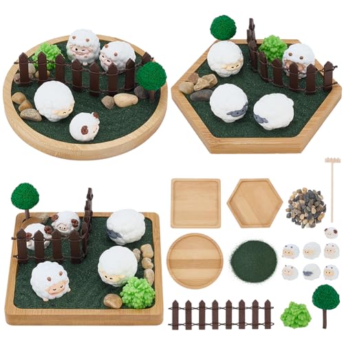 Affascinante Sandbox desktop: il nostro set display cattura l'essenza della vita pastorale attraverso autentici elementi agricoli. Questo design pastorale coeso porta eleganza rustica agli spazi moderni, consentendo di creare scene di fattoria in miniatura