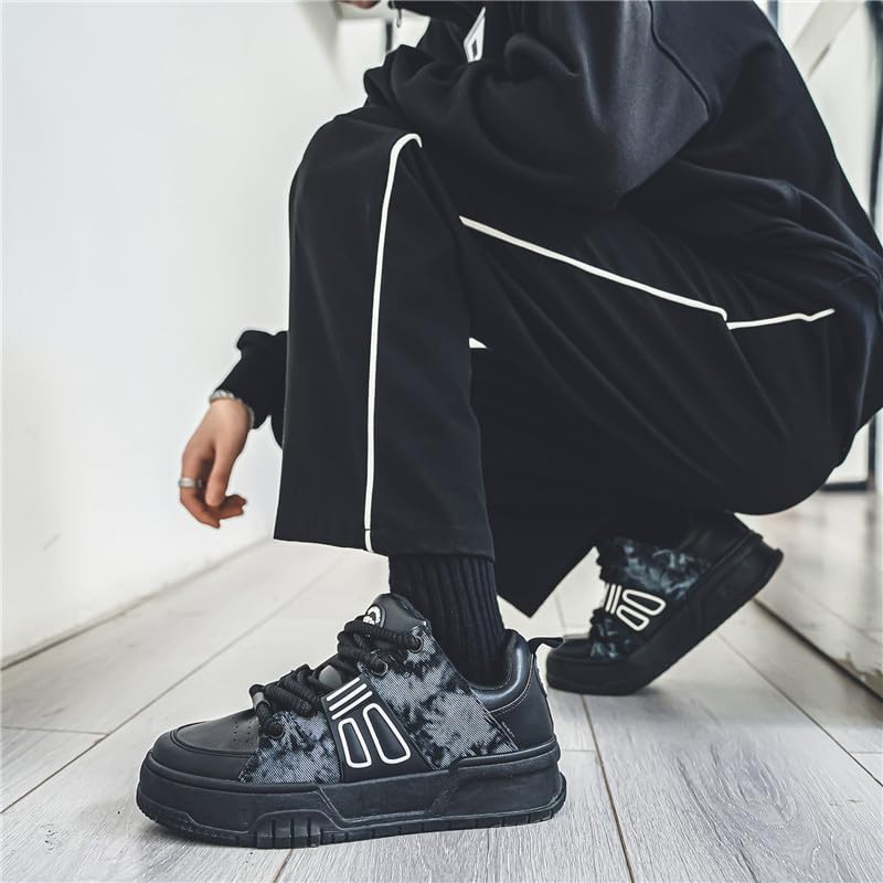 Men's Sneakers Casual Fashion Walking Lace-Up Athletic Shoes Gym Tennis Men Breathable, Lightweight Comfortable Shoes Size 6.5-103