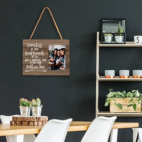 Fondcanyon Coworkers Are Many Great Friends Are Few Coworker Leaving Picture Photo Frame, Colleague Goodbye Farewell Picture Frames, Retirement Gift, Going Away Gifts For Coworkers(4X6 Inch Photo) #TOP2