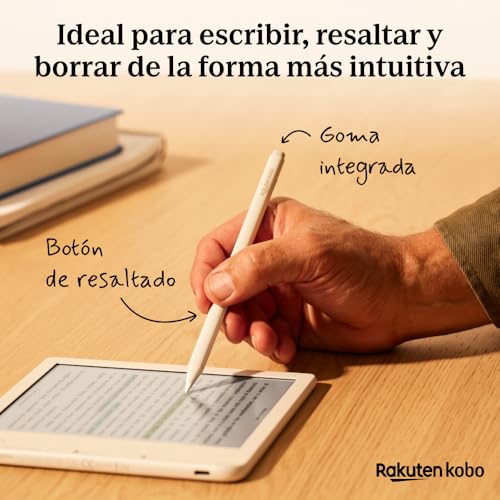 Kobo Stylus 2 blanco N605-AC-WH-S-PN: lápiz digital Elipsa y Sage 4