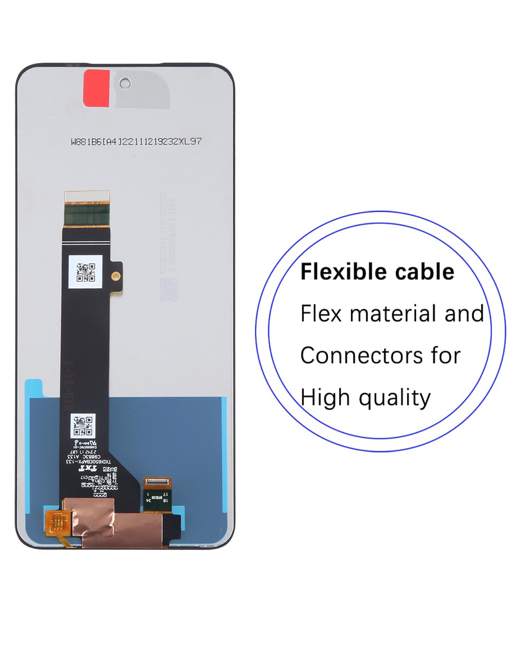 Ersatz Display für Motorola Moto G34 LCD Bildschirm, XT2363 Display Bildschirm Touch Digitizer Assembly Reparaturteile Kit