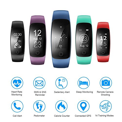 image for Fitness Tracker with Heart Rate Monitor,Willful Fitness Watch Activity