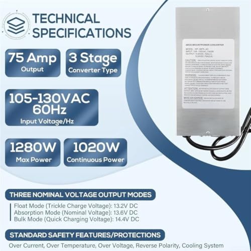 Transformador de corriente 75A: repuesto para modelo WF-9875 con ventilador 8