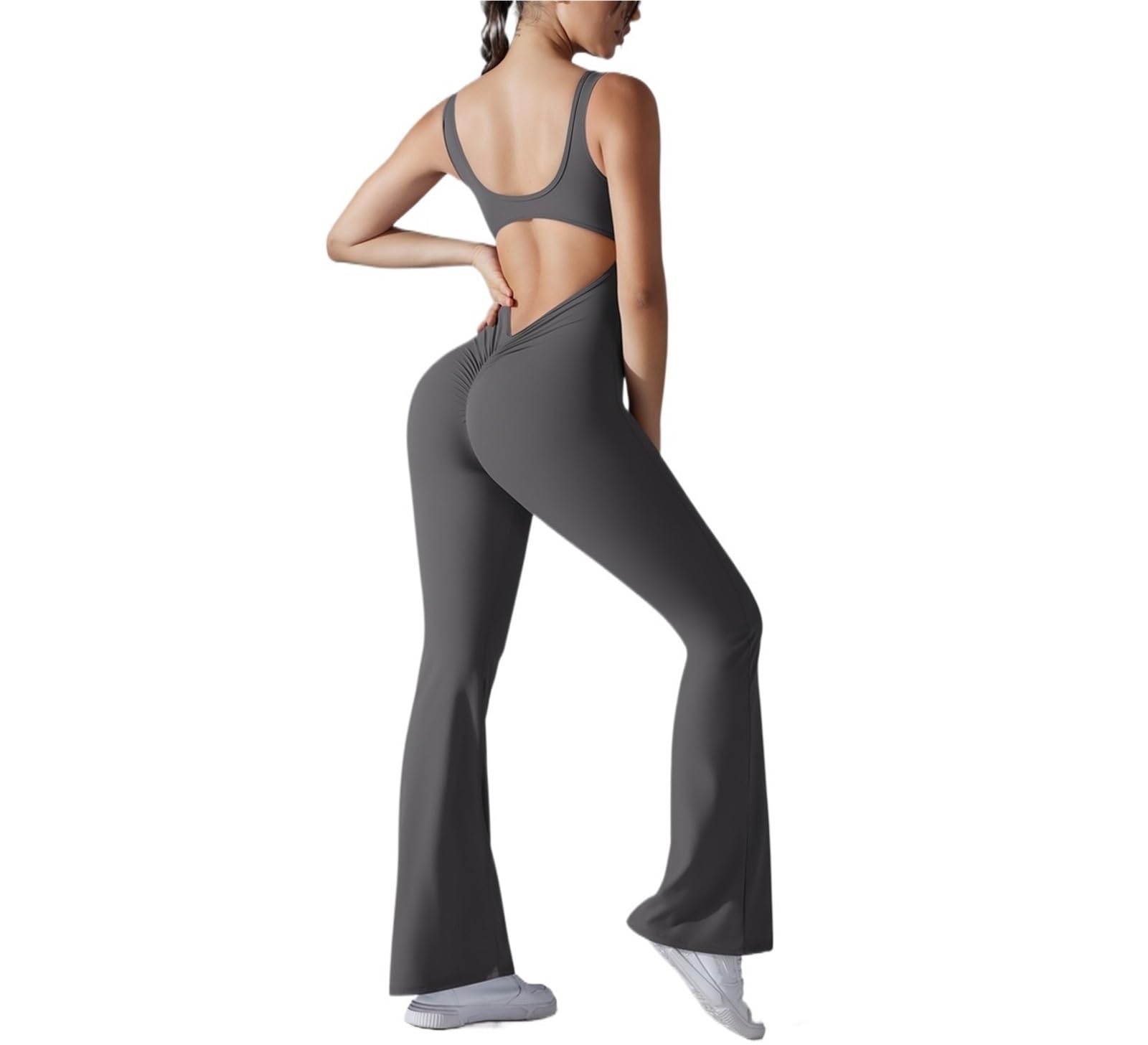 Damskie body sportowe bielizna modelująca strój do jogi zestaw bez pleców kombinezon treningowy zestaw śpioszki zestaw fitness