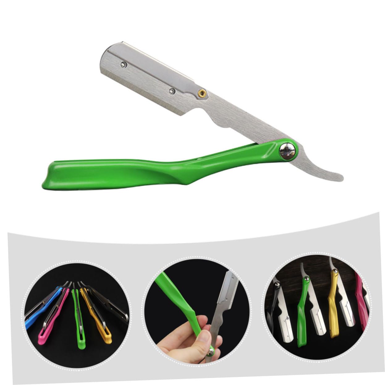 Housoutil 5 Pz per rasoio manuale portacoltelli forniture di rasoi rasoio a mano libera lame di rasoio lama per barba da uomo rasoio da radersi staffa