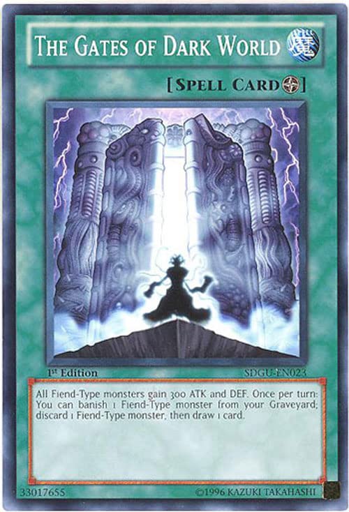 yugioh gates of the underworld card list Amazon.com: Yu-Gi-Oh! - The Gates of Dark World - SDGU-EN023 - Common -  Unlimited