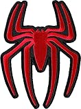 Red Spider Patch - 3x4 inch - Embroidered Iron on Patch