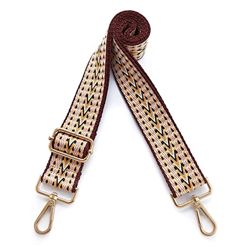 Image of S-Jacorry Purse Strap Replacement Crossbody Wide Shoulder Strap Adjustable Canvas Straps Handbag Strap Replacement Belts