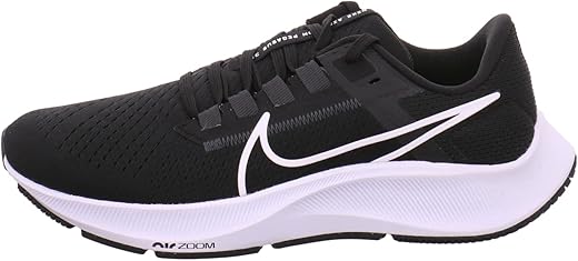 Nike Women's Air Zoom Pegasus 38 Running Shoe, CW7358-002 (Black/White, Numeric_7_Point_5)