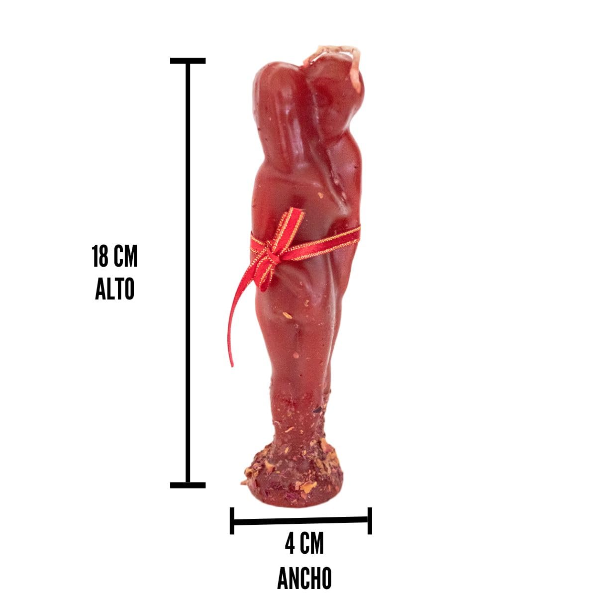 Pure Beeswax Decorative Pillar Candles - Angel Figurine - 2.5 x 3 inch Tall