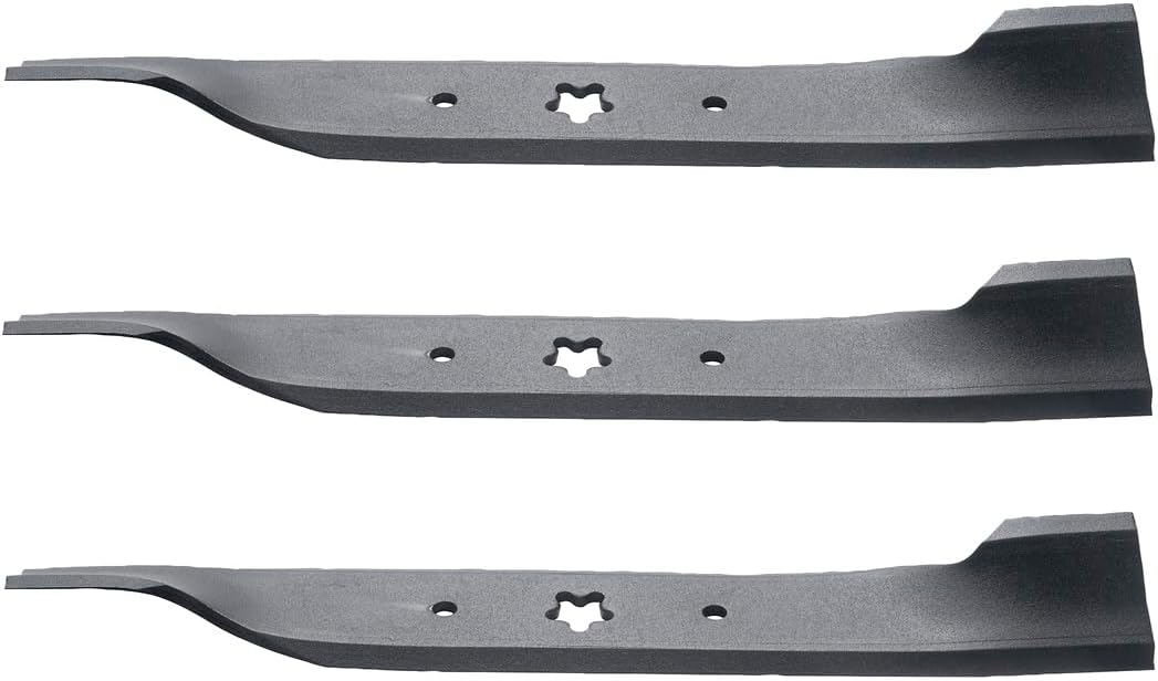 Oregon 48 Inch Lawn Mower Blades, Mower Blades for 48" Deck, 16-1/3" Length, Direct Replacement for Craftsman, Husqvarna, Poulan 173920, 173921, 512258301, 532173920, 532173921 and More (3 Pack)