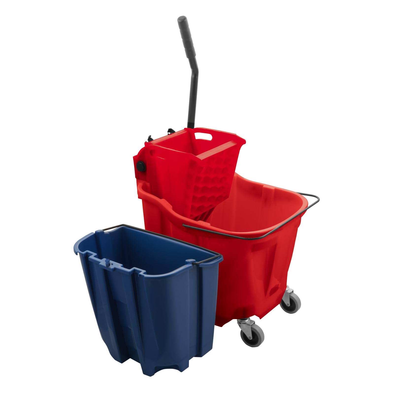 SPARTA 35 Qt Mop Bucket System with Wringer and Insert, Red