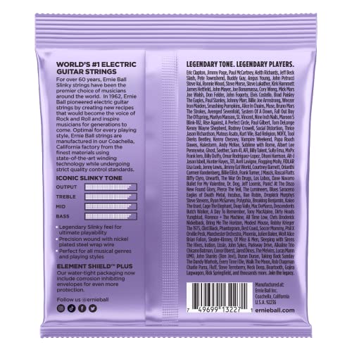 Image of Ernie Ball Ultra Slinky Nickel Wound Electric Guitar Strings 3-pack, 10-48 Gauge (P03227)