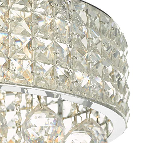 Plafonnier cristal haut de gamme et structure moderne durable 6 G9