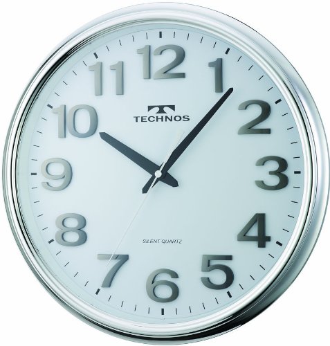 Amazon.co.jp: TECHNOS(テクノス) 壁掛時計 テクノスNEW丸