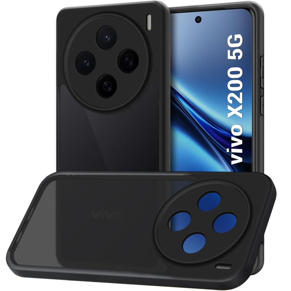 TheGiftKart Hybrid Shockproof Back Cover Case for Motorola Moto Signature 5G | Camera Protection Module | Hard Back Case Cover for Moto Signature (PC & TPU, Translucent Smoke Matte Back, Black Sides) — Amazon image 11