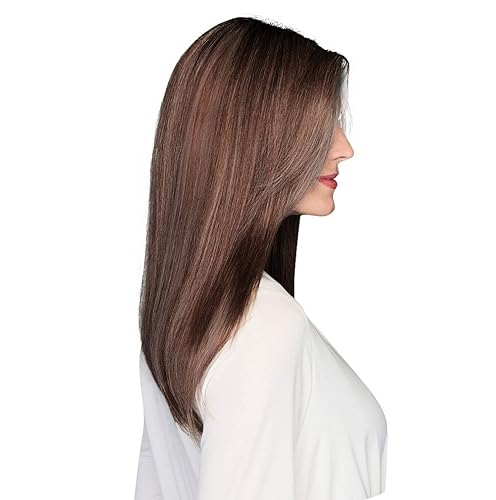 Miniatura 4 de Raquel Welch - Peluca larga de 18 pulgadas con facturación superior en la parte superior de la cabeza, solo cubrepelo, no es una peluca completa,