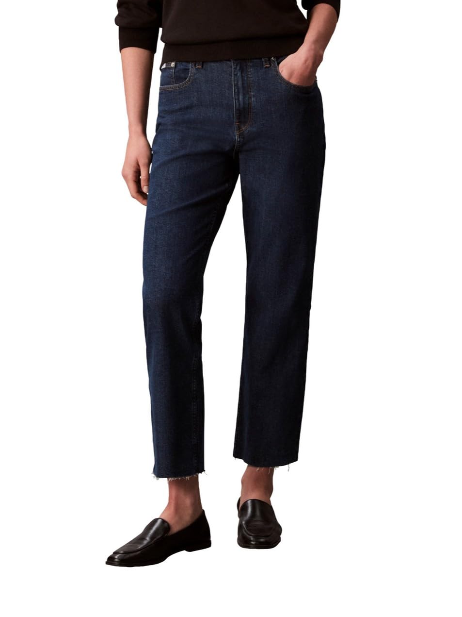 Women's High Rise Straight Fit Jeans