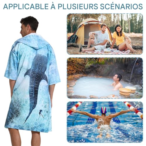 Serviette de plage microfibre à séchage rapide et grande capacité d'absorption - 5