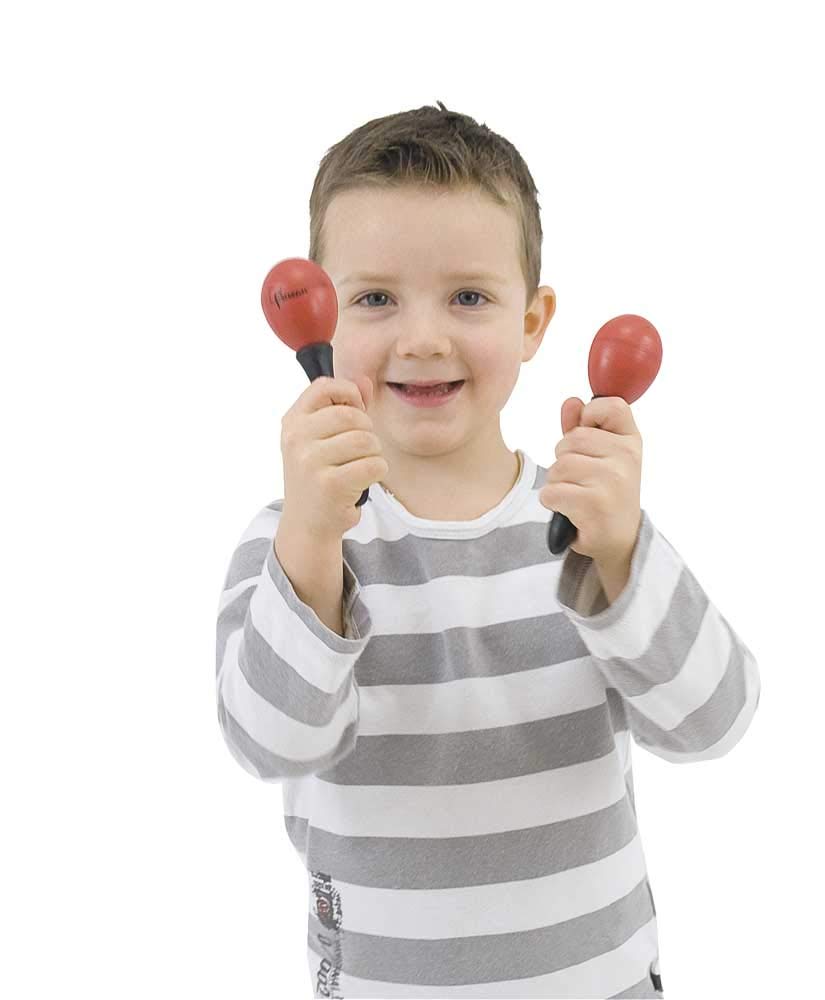Set of 2 works of Maracas Sound Eggs, Red - Image 4