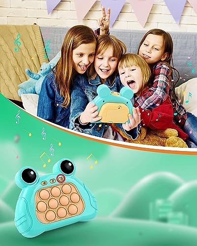 Image of Pop Fidget Toy It Game, Puzzle Game Machine Pop Fidget Light-Up Toys, Popits for Kids, Pattern-Popping Game, 4 Modes, 30 Levels, Anti-Anxiety Autism Squeeze Sensory Toy (Multi Color)