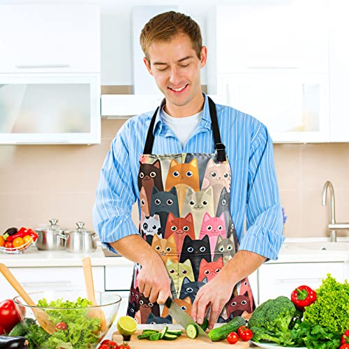 Sosolong Adjustable Waterproof Apron, Apron With 2 Pockets Cooking Kitchen Aprons For Women Men Chef, Adult Gifts #TOP2