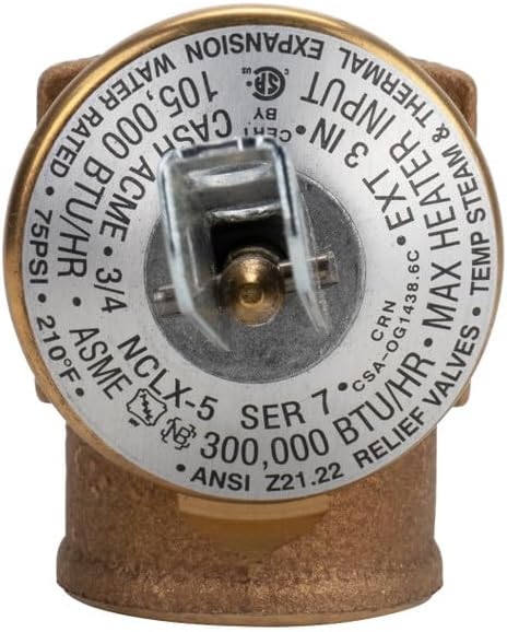Pressure Relief Valve, 75psi
