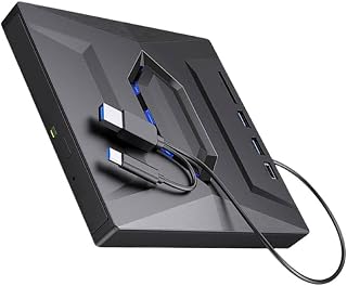 Unidade de DVD externa USB3.0 Tipo-C DVD CDs Gravador Player Unidade Óptica 5Gbps Transmissão Rápida para PC Laptop Deskto USB 3.0 Tipo-C DVD Drive