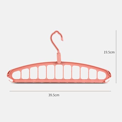 Miniatura 2 de Antideslizante multi-agujero ropa bufanda percha tendedero gancho armario organizador blanco