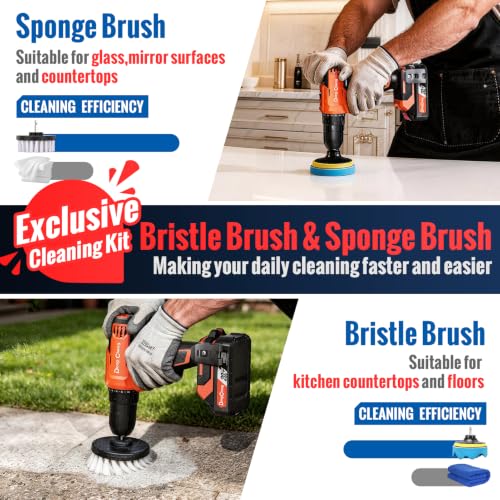 Image of DongCheng 20V Cordless Drilling Machine, 40Nm Torque, 350W Copper Motor, 18+1 Settings, 2-Speed 0-1500 RPM, 10mm Metal Keyless Chuck, Only Drill Machine Excluding Batteries and Accessories