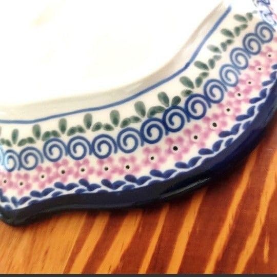 Amazon.co.jp: おしゃれなプレート 変形プレート 紫のバラ模様 ミレナ  