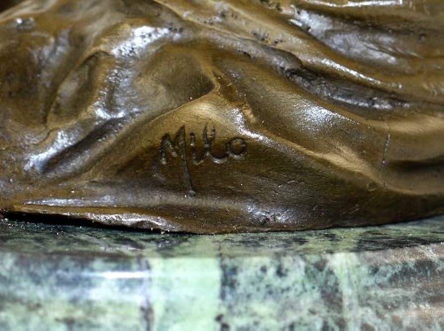 水辺の花と女性のブロンズ製彫刻プレート☆銘入り アクセサリープレート 水辺の花と女性のブロンズ製彫刻プレート☆銘入り アクセサリー