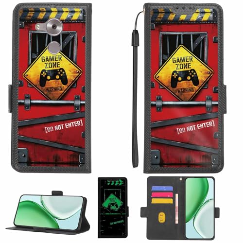 Aroepurt Case Compatible for Huawei Mate 8 Phone Case Flip Cover [with Tempered Glass Screen Protector][RFID Blocking][Luminous Effect] LPT-JGP